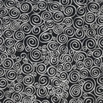 HANERI Black White Swirls