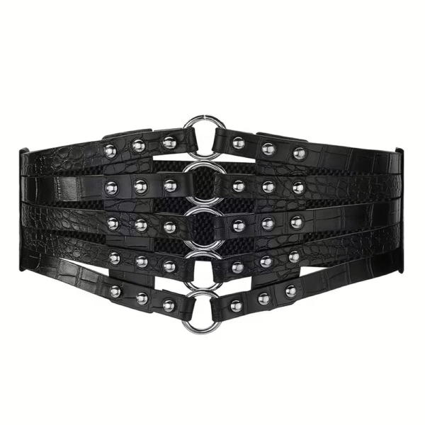 BELT Black Ringed Cincher