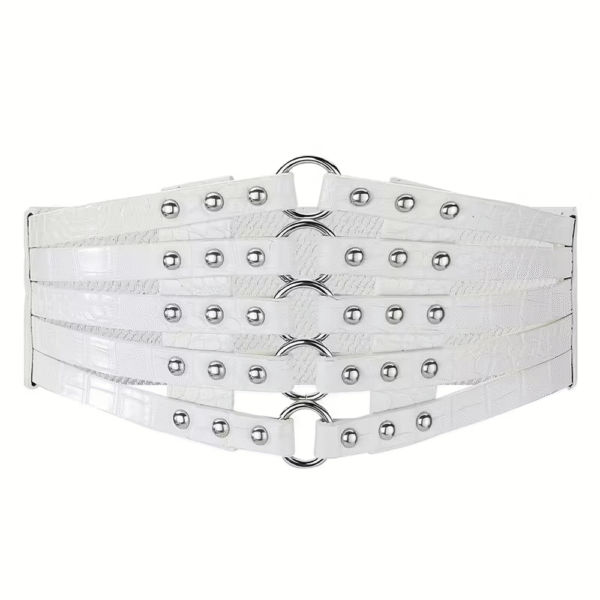 BELT White Ringed Cincher