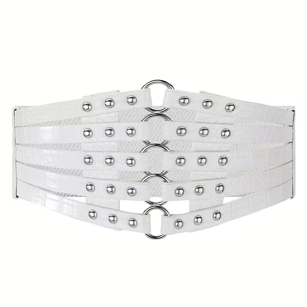 BELT White Ringed Cincher