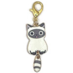 obi-kazari charm neko cat siamese