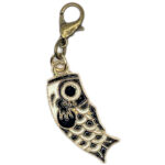 OBI-KAZARI CHARM Black Koi