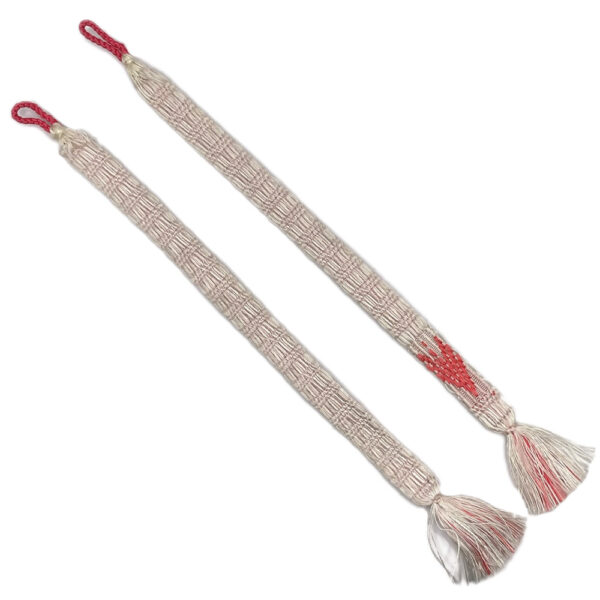 HAORI-HIMO Pink White - Image 2