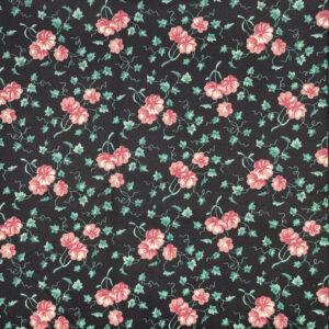 FUROSHIKI Green Pink Ivy Flower Vines Medium