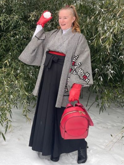 Style: Fusion: Kimono & Hakama with Haori